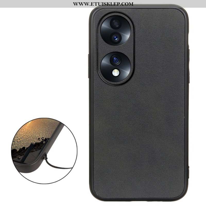 Etui do Honor 70 Teksturowana Sztuczna Skóra